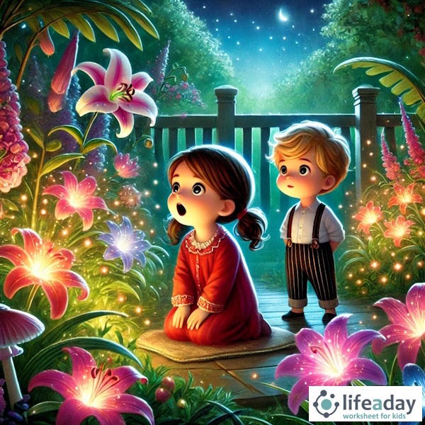 การ์ตูนสำหรับเด็ก ในรูปแบบ นิทานการ์ตูนสองภาษา เรื่อง The Great Garden Adventure หน้า 5